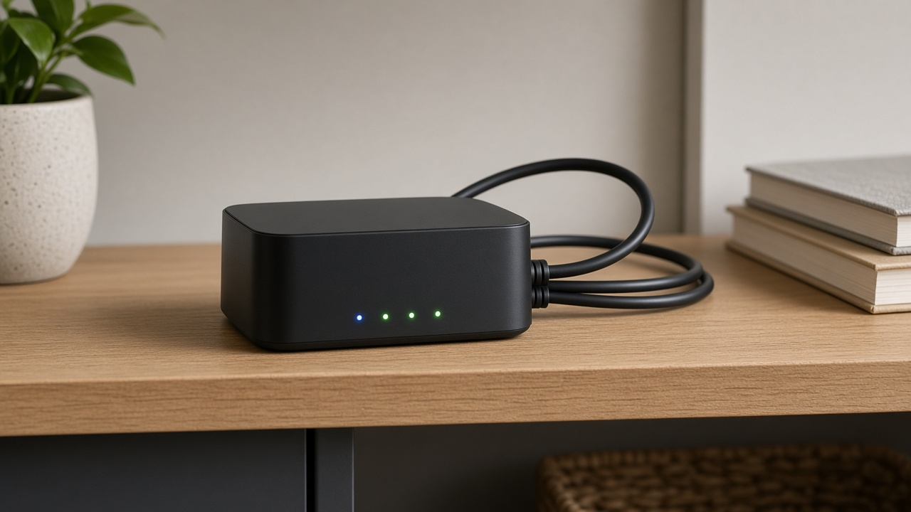 Two modem/router devices side by side for comparison