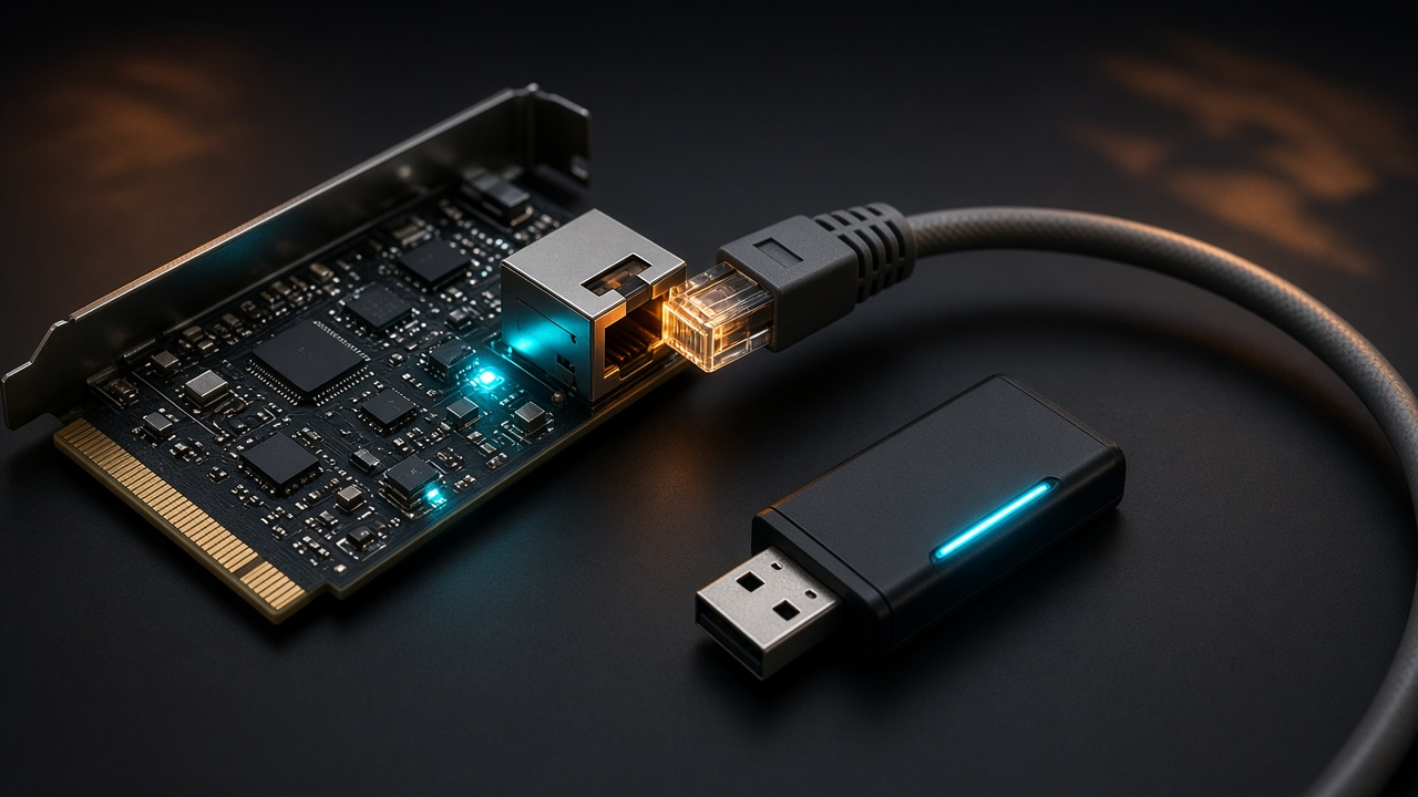Illustration explaining Network Adapter | Definition, Key Components
