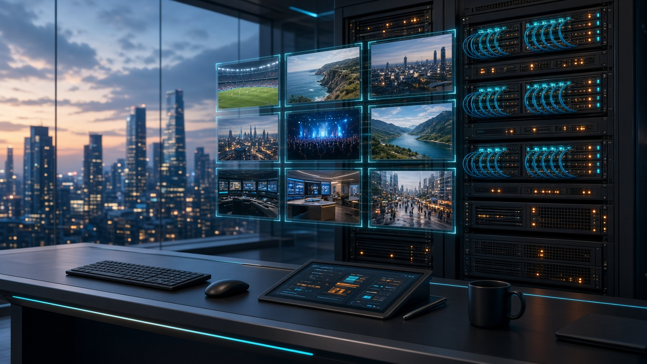 Illustration explaining Open Video Systems (OVS)