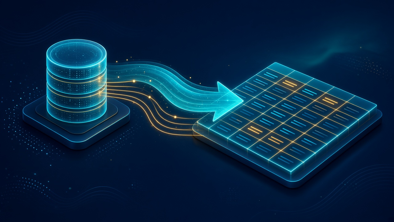 Illustration explaining Structured Query Language (SQL)